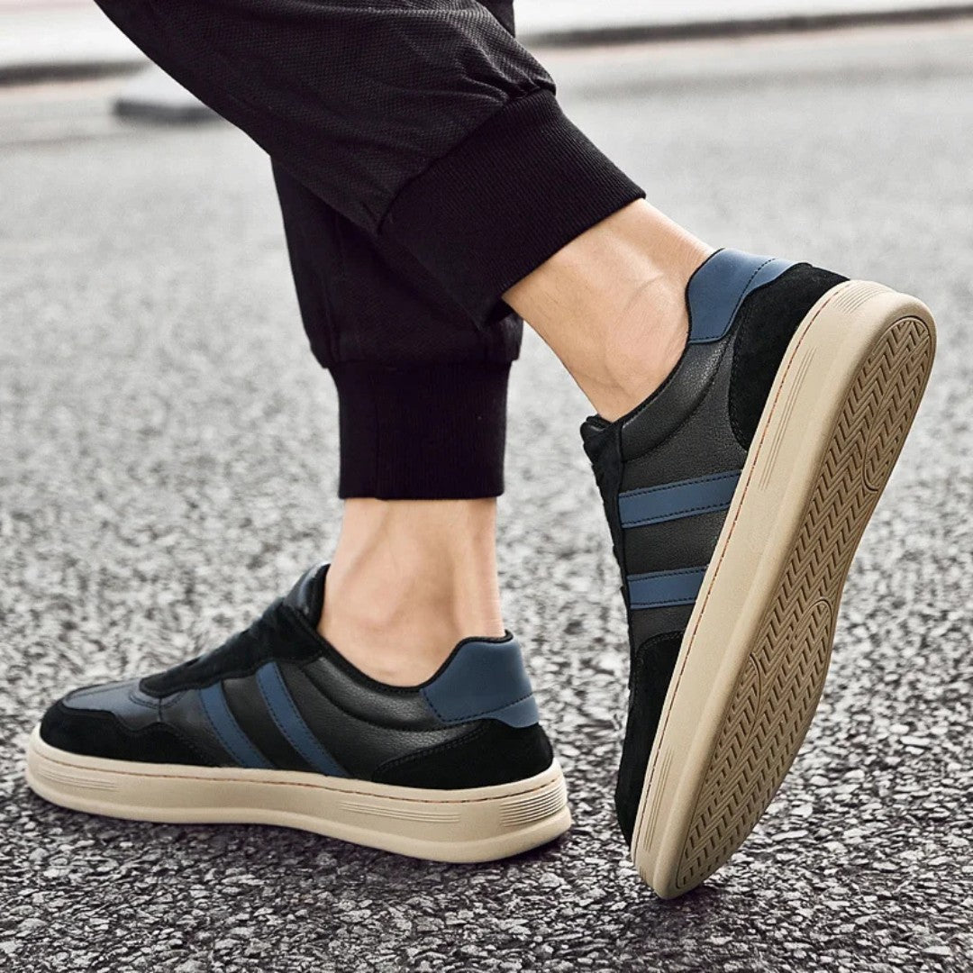 Premium Suede Loafers with Leather Accents