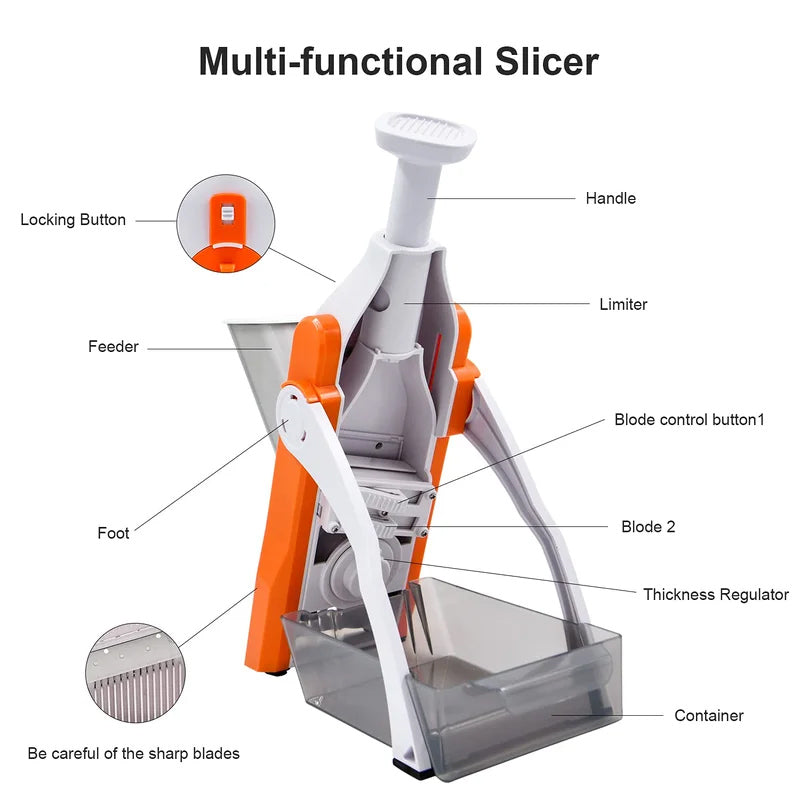 BowLift | Adjustable safe vegetable slicer