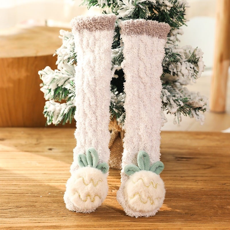 BowLift | A Pair of Baby Cute Coral Fleece Socks