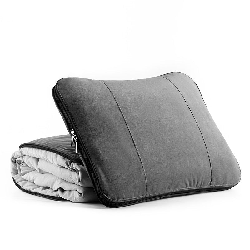BowLift | 2-in-1 Lumbar Support Pillow with Blanket, for Car, Office, Library, Airplane