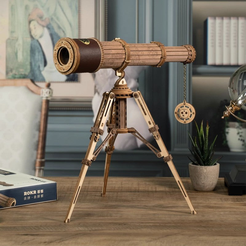 BowLift | DIY Handmade Wooden Single-Tube Telescope