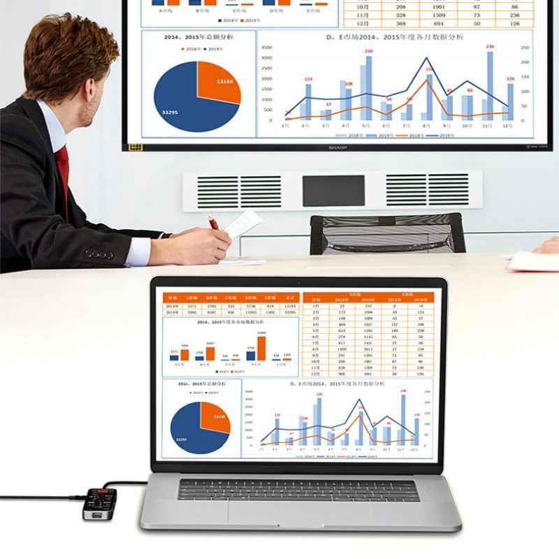 BowLift | Eight-In-One Multi-Interface Transparent Expansion Dock