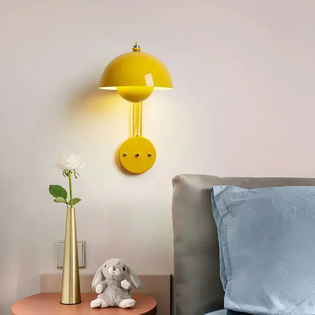 BowLift | BudLume - Mushroom Light Cozy Scandinavian Wall Lamp