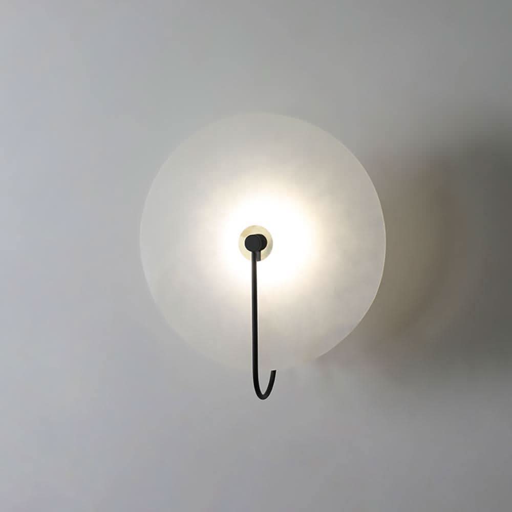 BowLift | Alabaster LED Wall Lamp – Modern Ambient Lighting