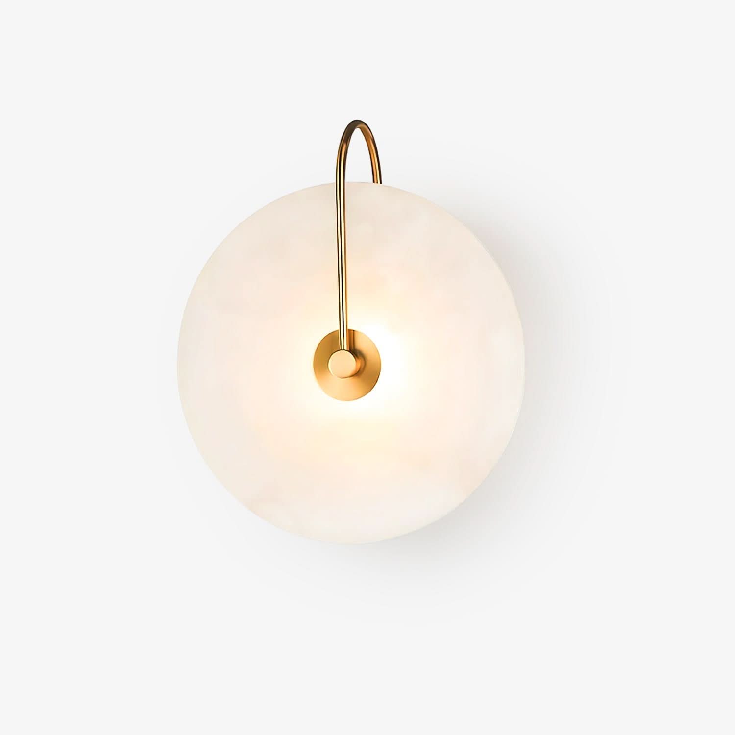 BowLift | Alabaster LED Wall Lamp – Modern Ambient Lighting