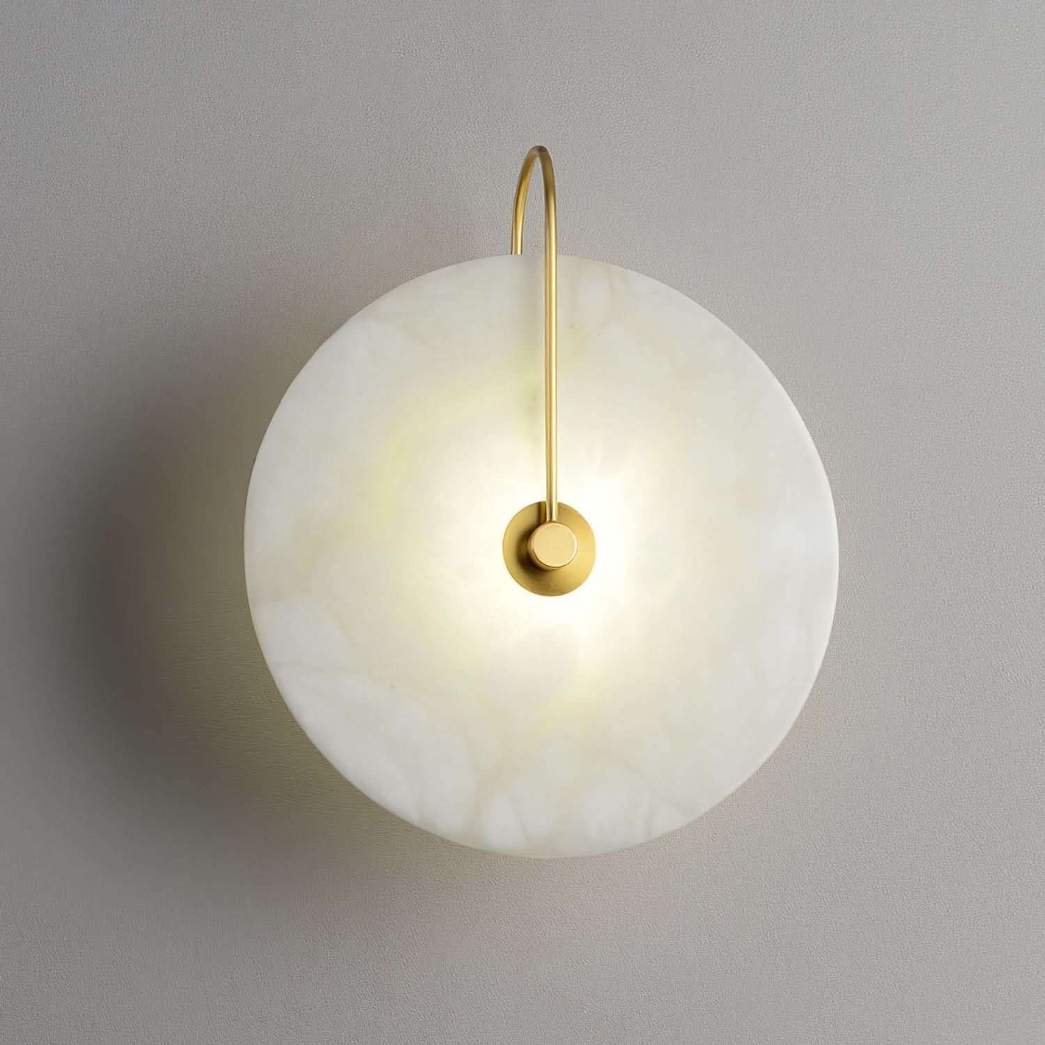 BowLift | Alabaster LED Wall Lamp – Modern Ambient Lighting