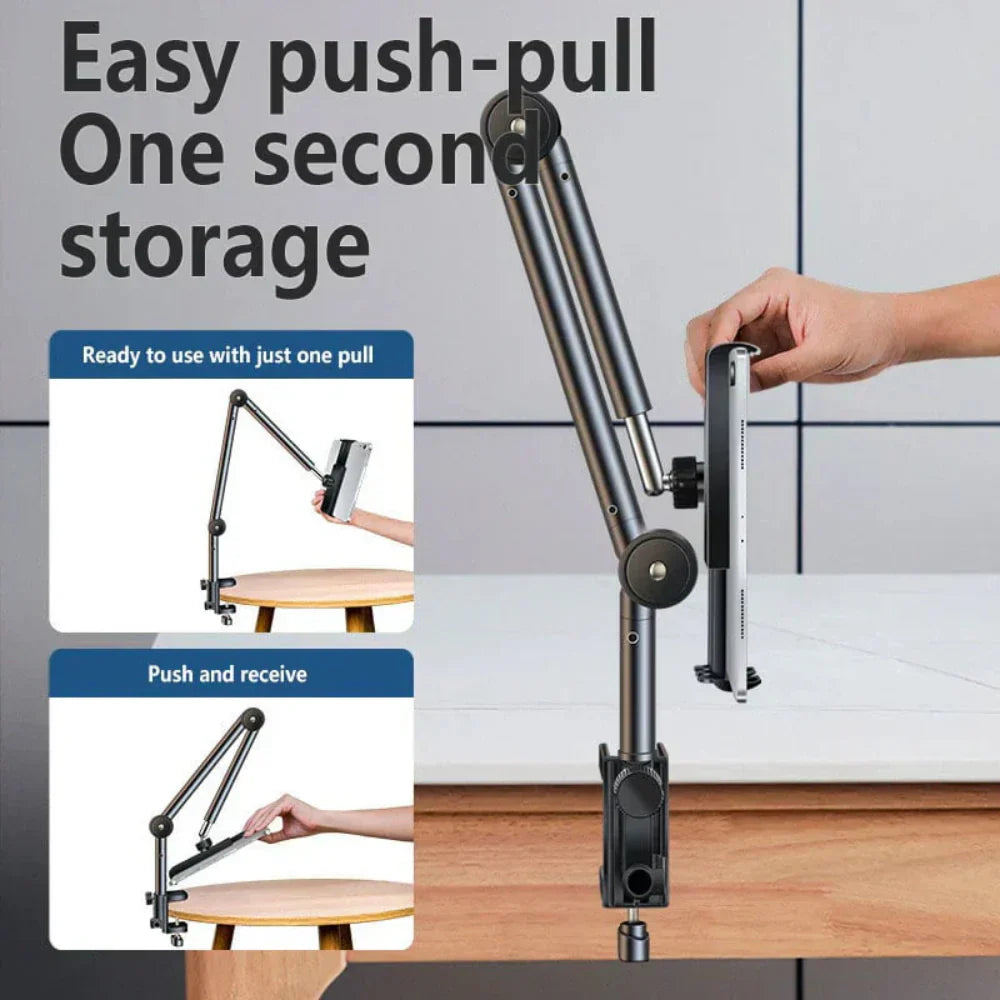 BowLift | Altivo – 360° Adjustable Aluminium Stand for Tablets & Smartphones