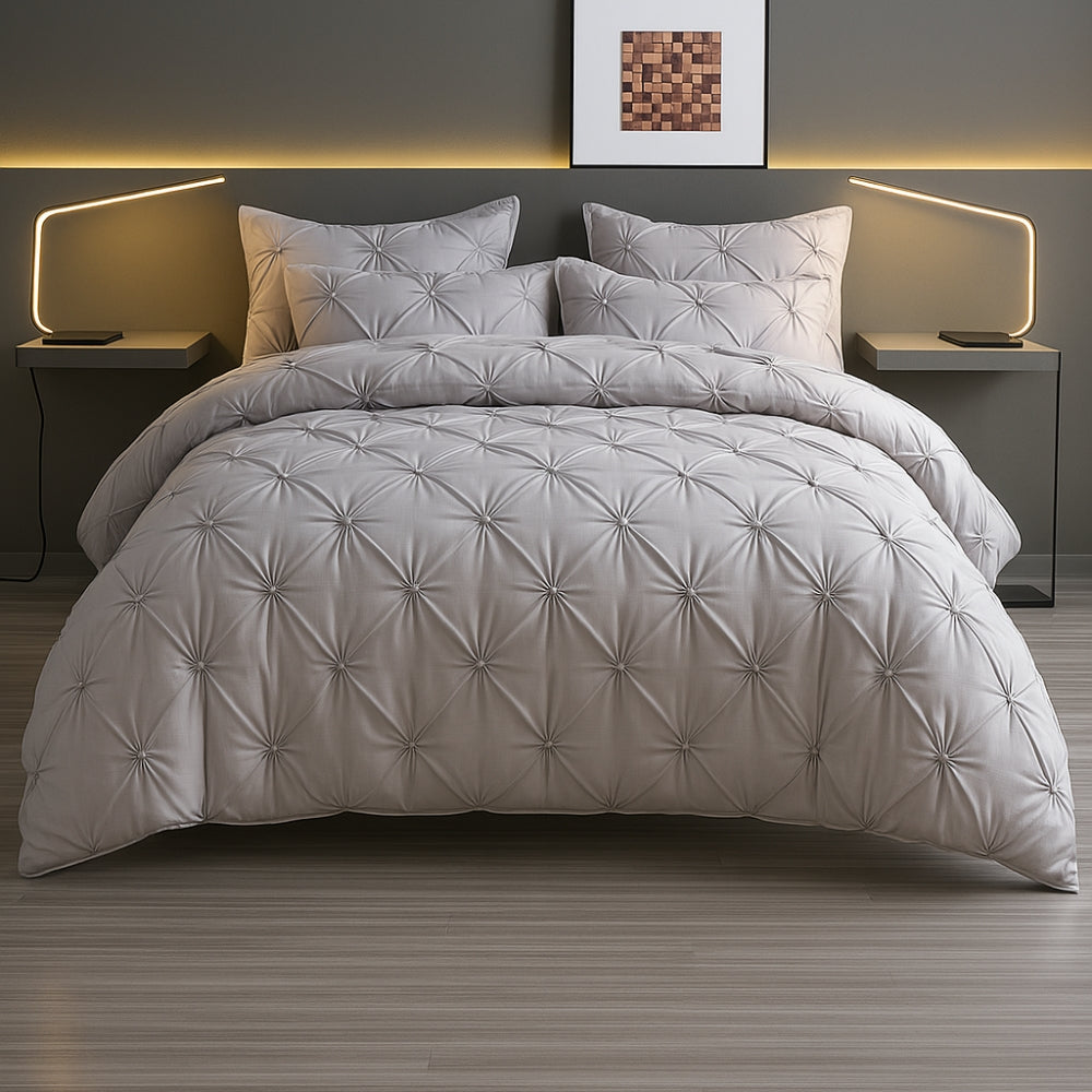 BowLift | Amore Luxury Pinch Pleat Duvet Cover Set