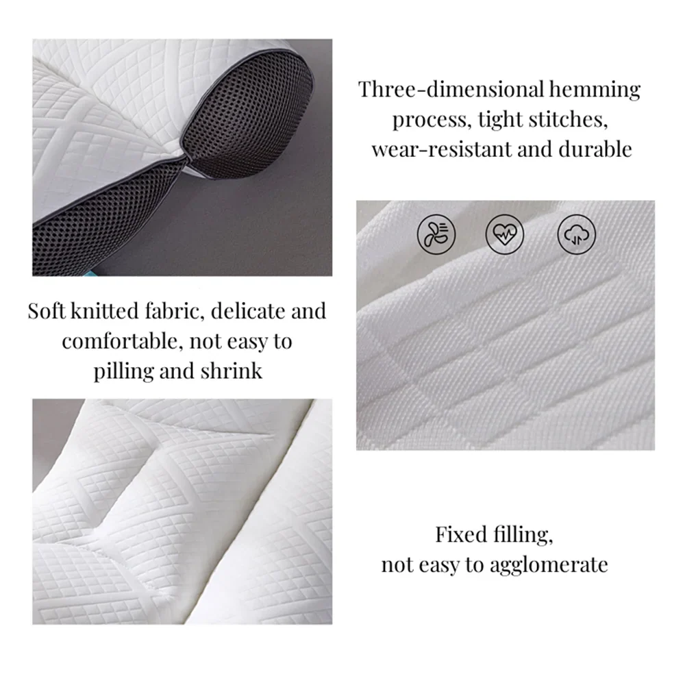 BowLift | Anti-Traction Zoned Knitted Neck Support Pillow