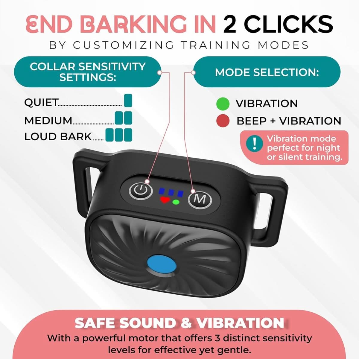 BowLift | Gentle training collar with sound & vibration