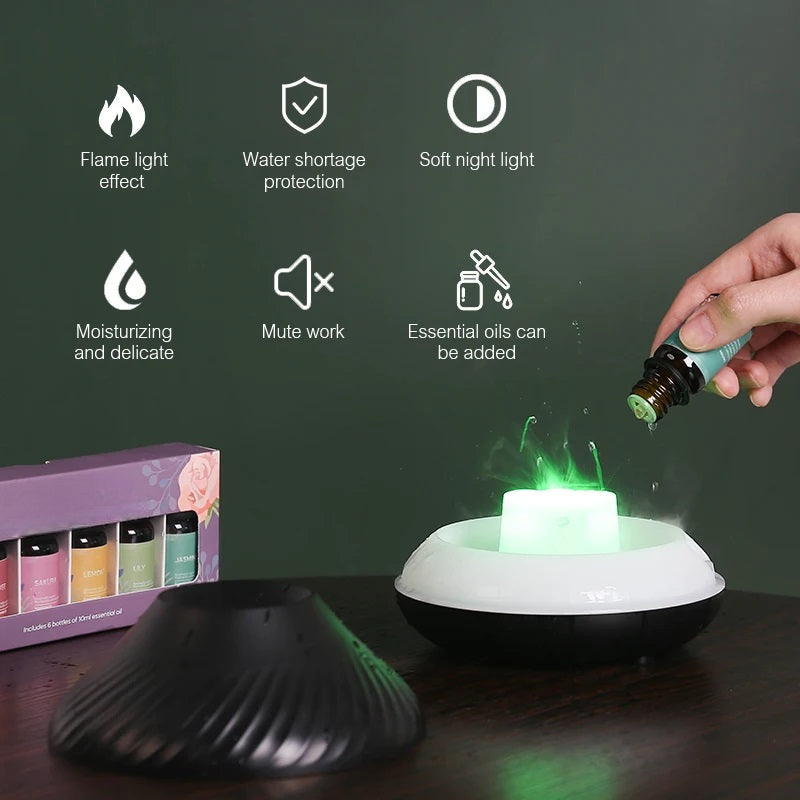 BowLift | Essential Oil Diffuser with LED Flame Effect