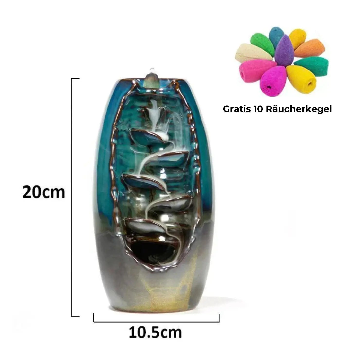 BowLift | Aromatherapy Waterfall | 10 Incense Cones