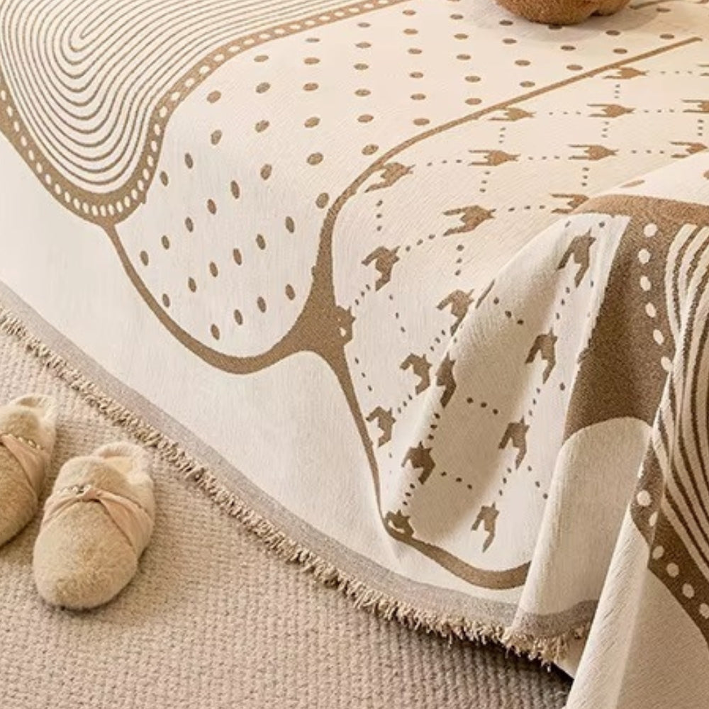 BowLift | Asymmetry Blob Chenille Sofa Cover