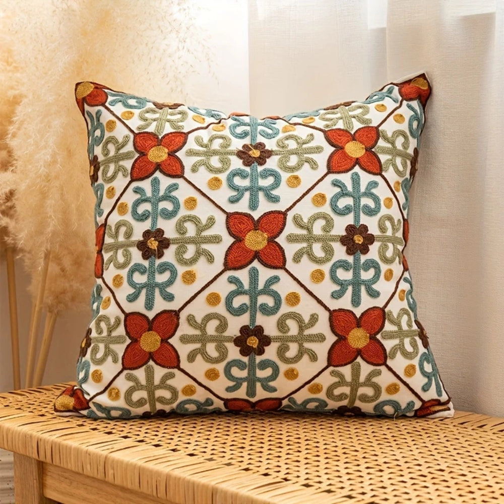BowLift | Aurae Embroidered Vintage Cushion Cover