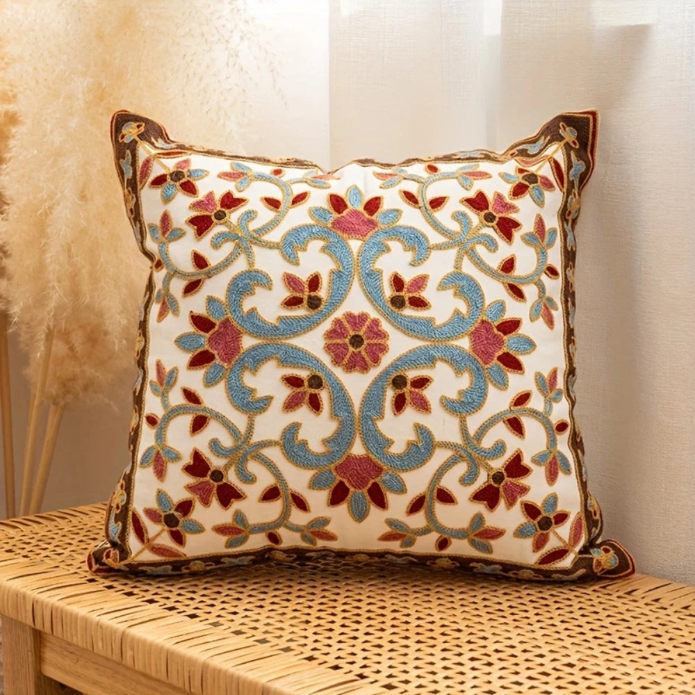 BowLift | Aurae Embroidered Vintage Cushion Cover