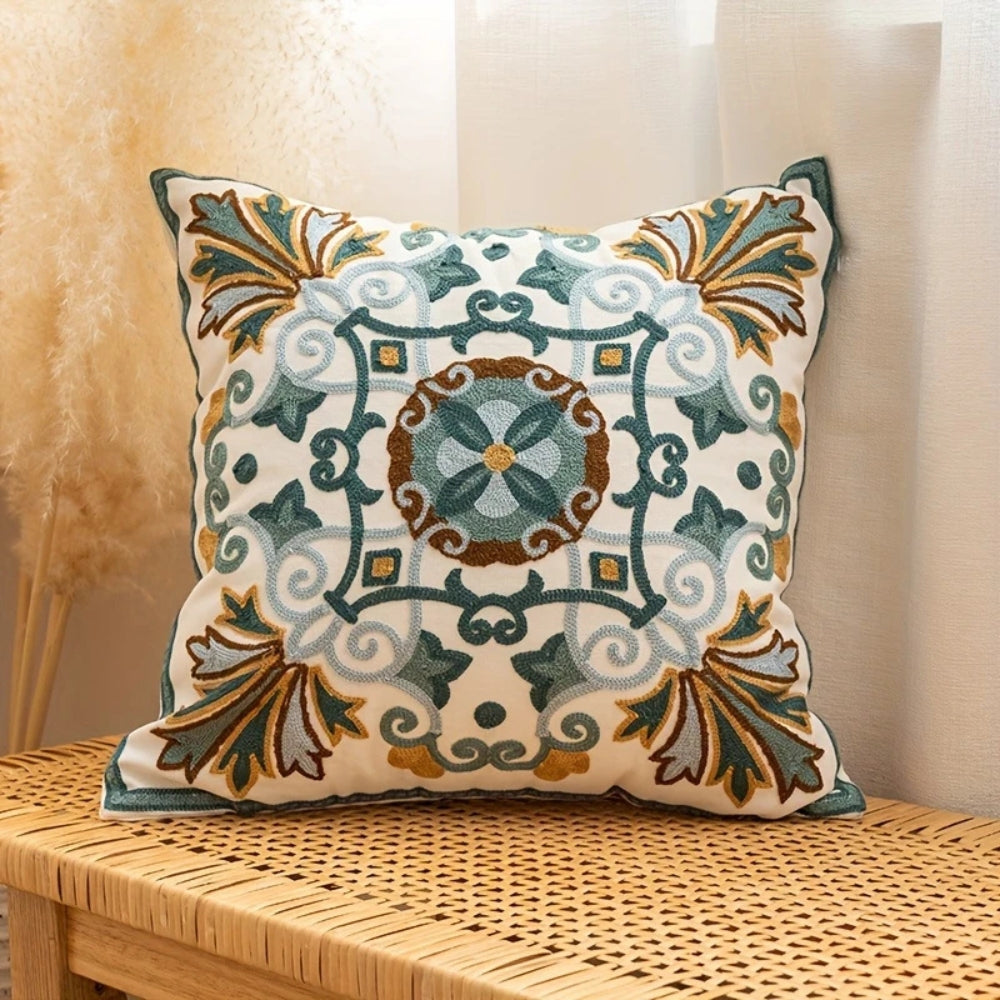 BowLift | Aurae Embroidered Vintage Cushion Cover