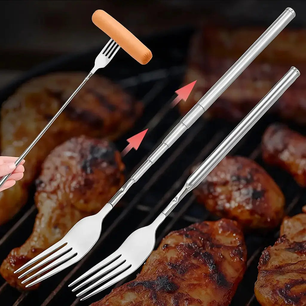 BowLift | Expandable Stainless Steel Fork – For surprising fork gags & festive mood