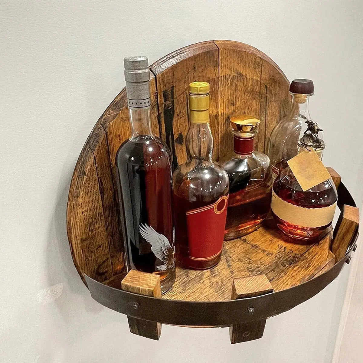 BowLift | Authentic Wall Bottle Holder made of Wood