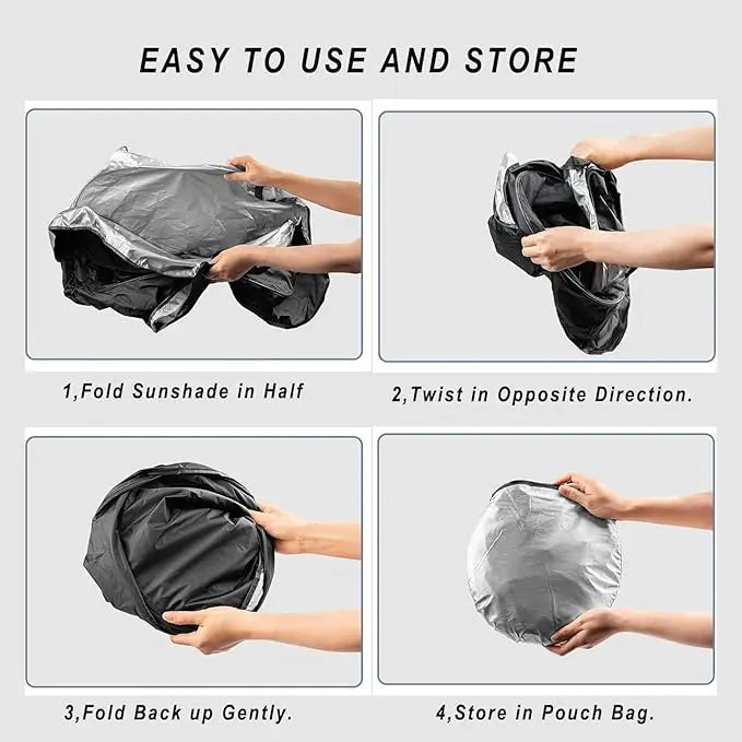 BowLift | Car sun shades for windshields – UV-reflecting heat shielding for SUVs and cars