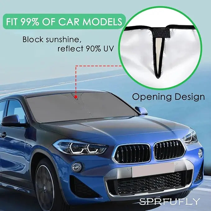BowLift | Car sun shades for windshields – UV-reflecting heat shielding for SUVs and cars