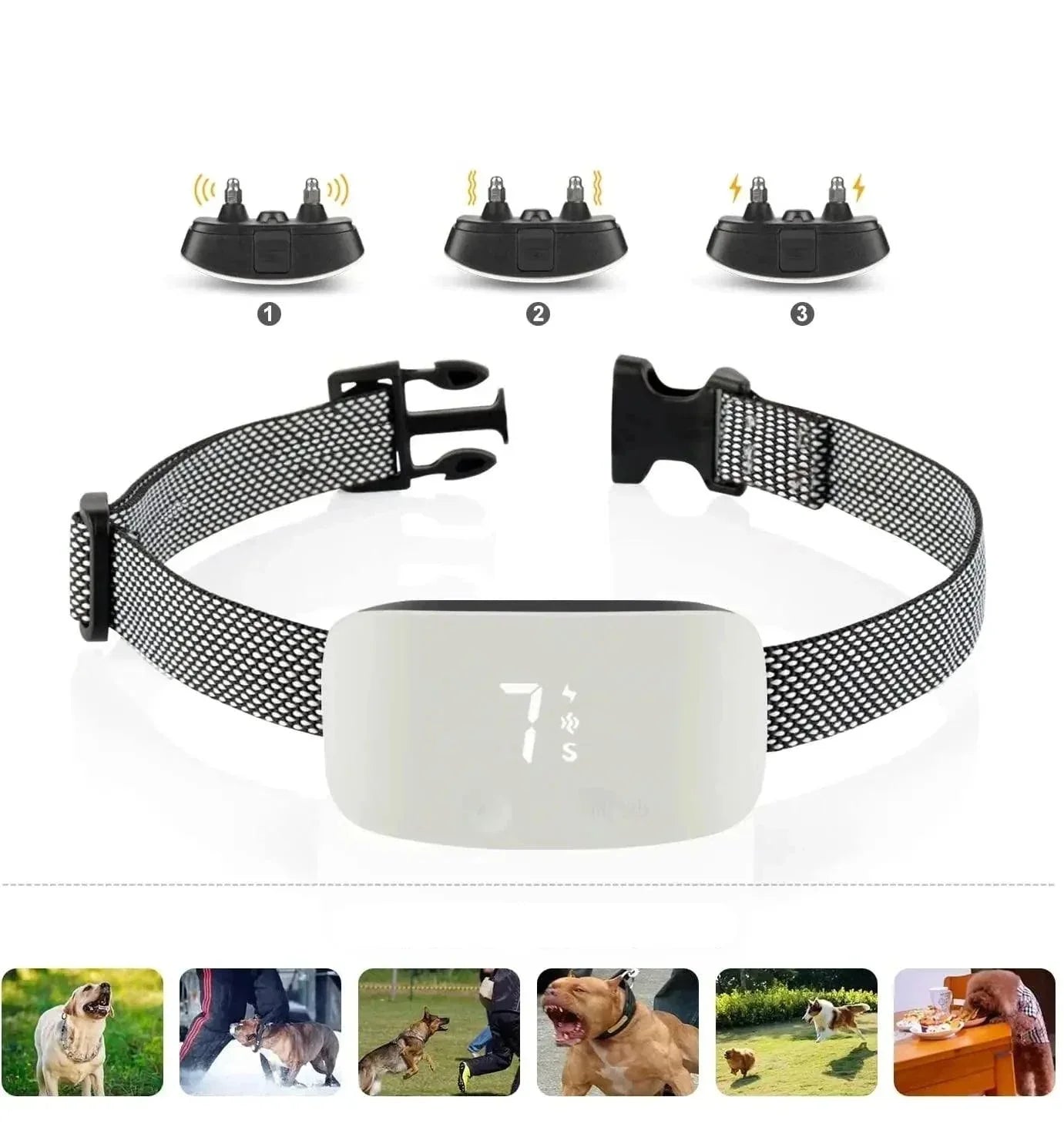 BowLift | Automatic No-Bark Dog Collar – Rechargeable Waterproof Anti-Barking Training Collar for All Breeds