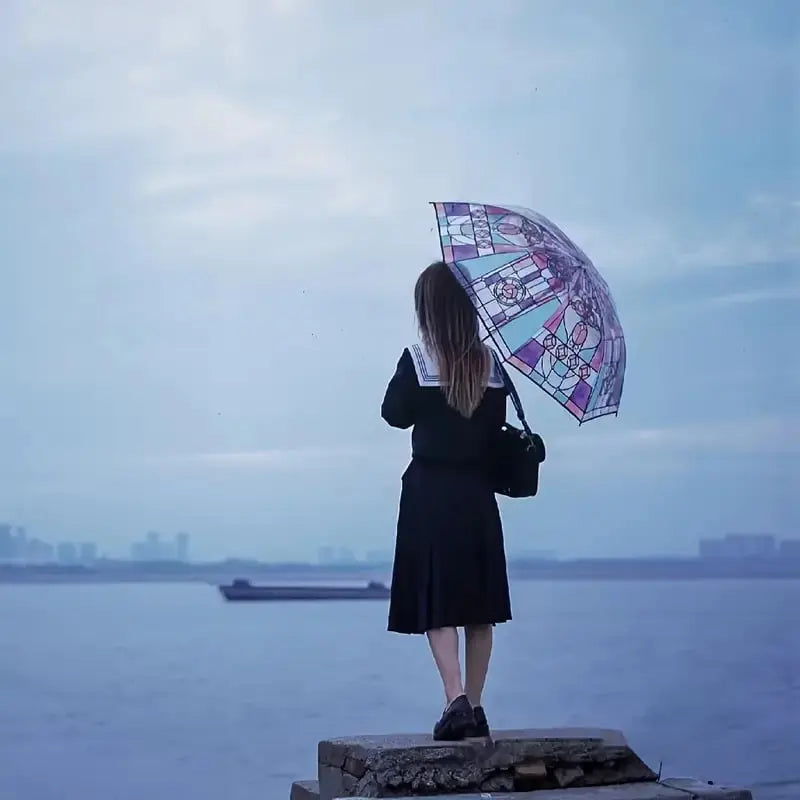 BowLift | Automatic umbrella in vintage style – Inspired by poetry & glass art