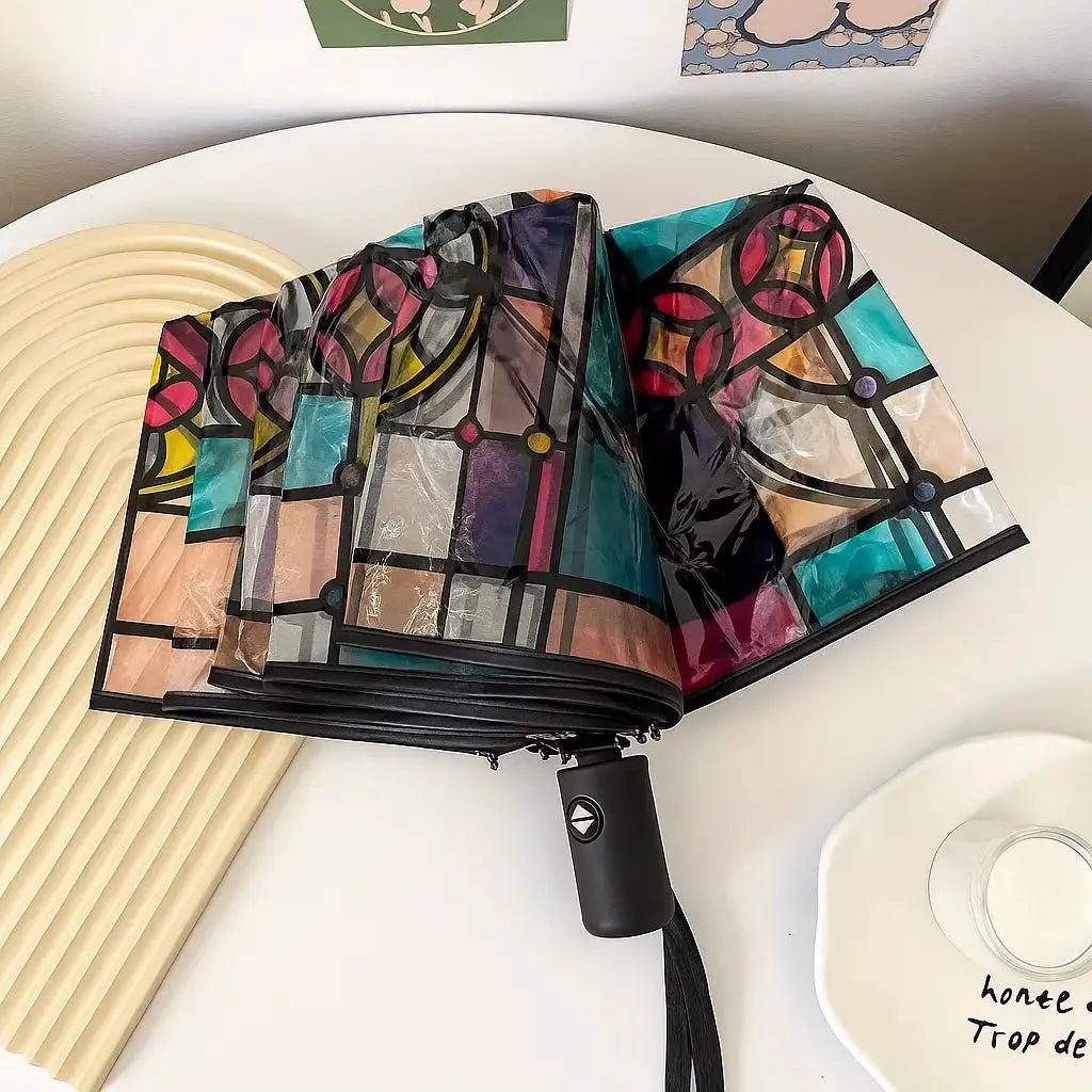 BowLift | Automatic umbrella in vintage style – Inspired by poetry & glass art