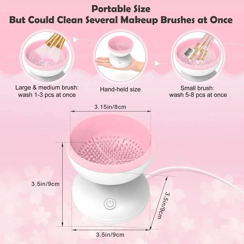 BowLift | Automatic Makeup Brush Cleaner — USB-powered Deep Cleaning Device