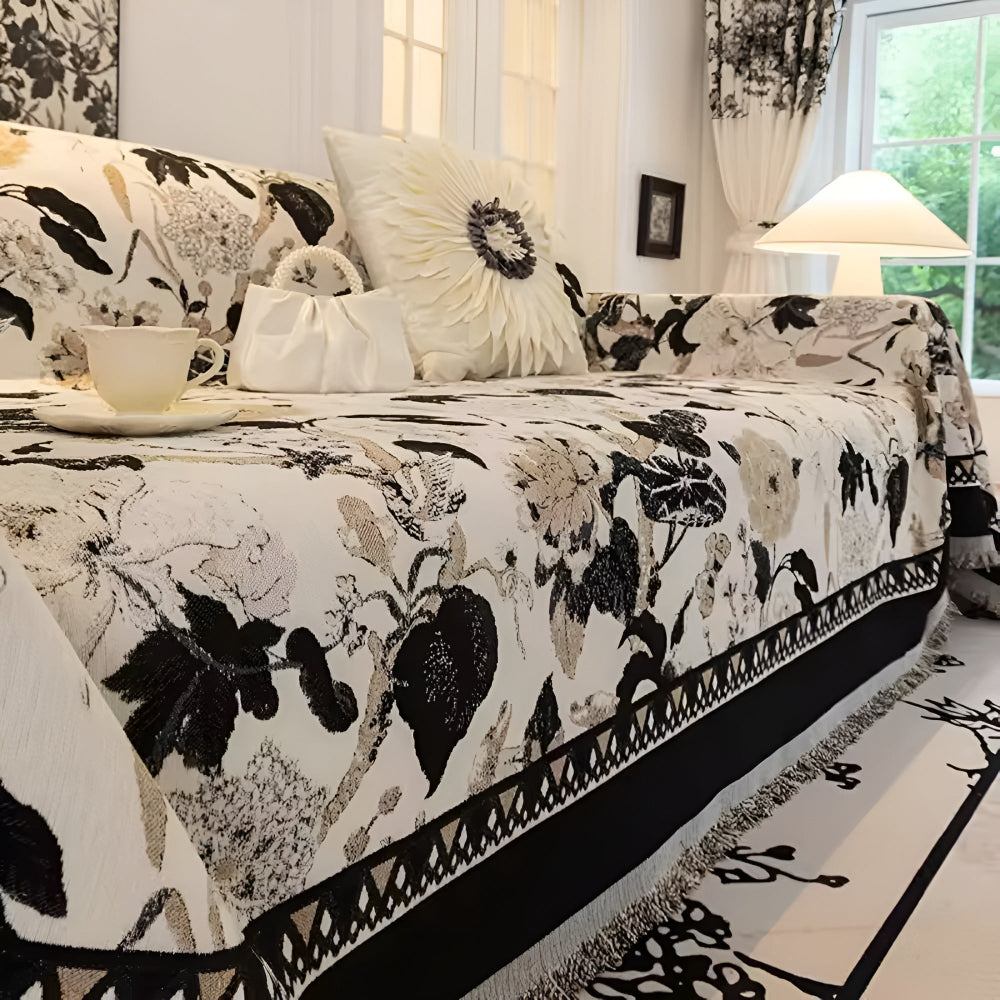 BowLift | Autumn Vines Jacquard Sofa Cover