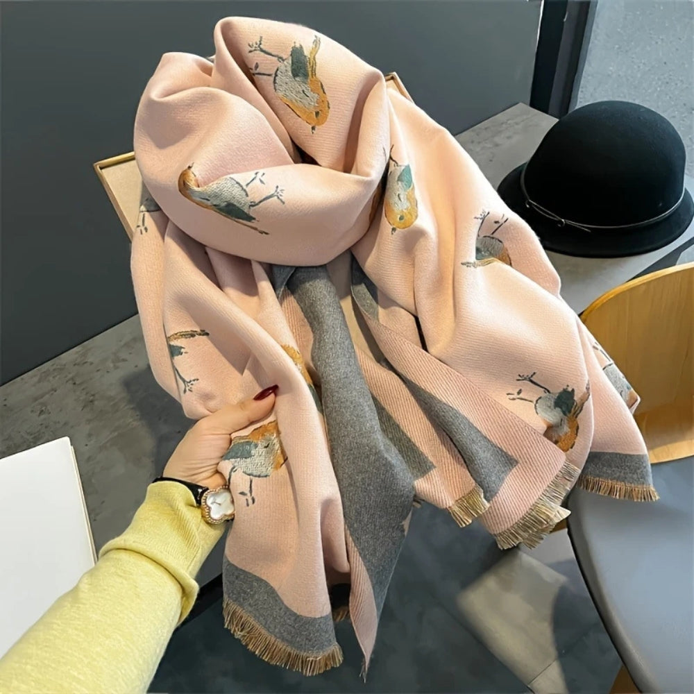 BowLift | Aviary Breathable Bird Jacquard Shawl