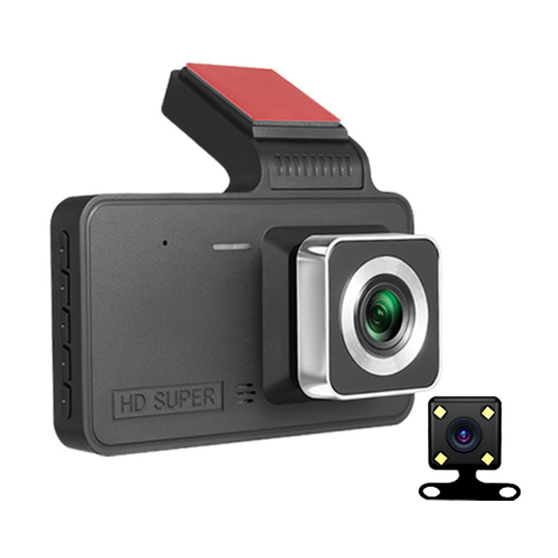 BowLift | Dashcam with two lenses, 1080P HD and night vision - 170° wide angle