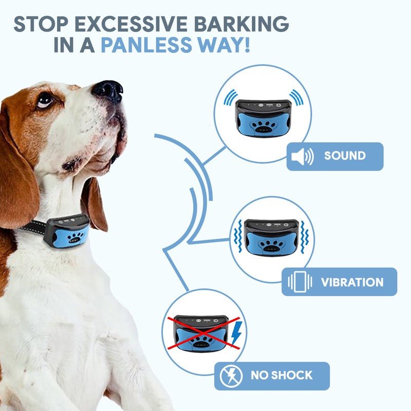 BowLift | Intelligent Anti-Bark Dog Collar with Sonic Wave Technology and Adjustable Fit