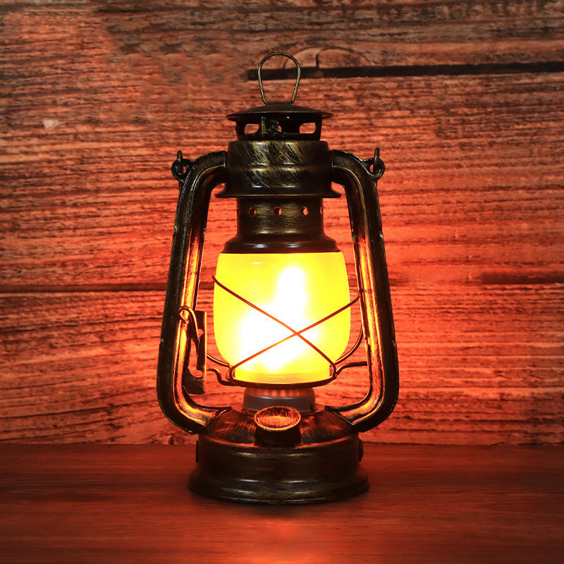 BowLift | Traditional Vintage Round Horse Lamp Iron Acrylic LED Table Lamp for the Living Room
