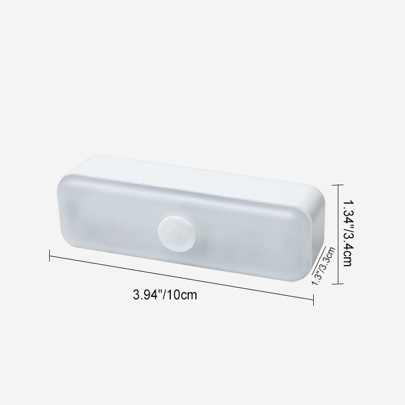 BowLift | Modern Minimalist Rechargeable Magnetic Suction Cup Plastic Strip Rectangular LED Wall Light Night Light For Studying