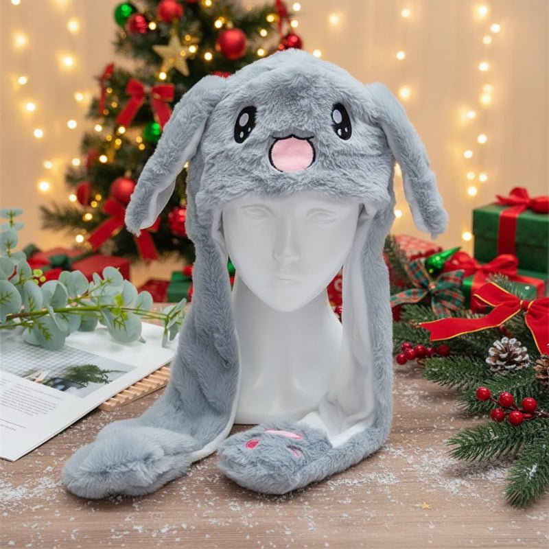BowLift | Interactive bunny hat with movable ears and soft plush fabric