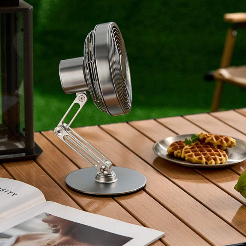 BowLift | Desktop 360° Rotatable Foldable Metal Mini Fan
