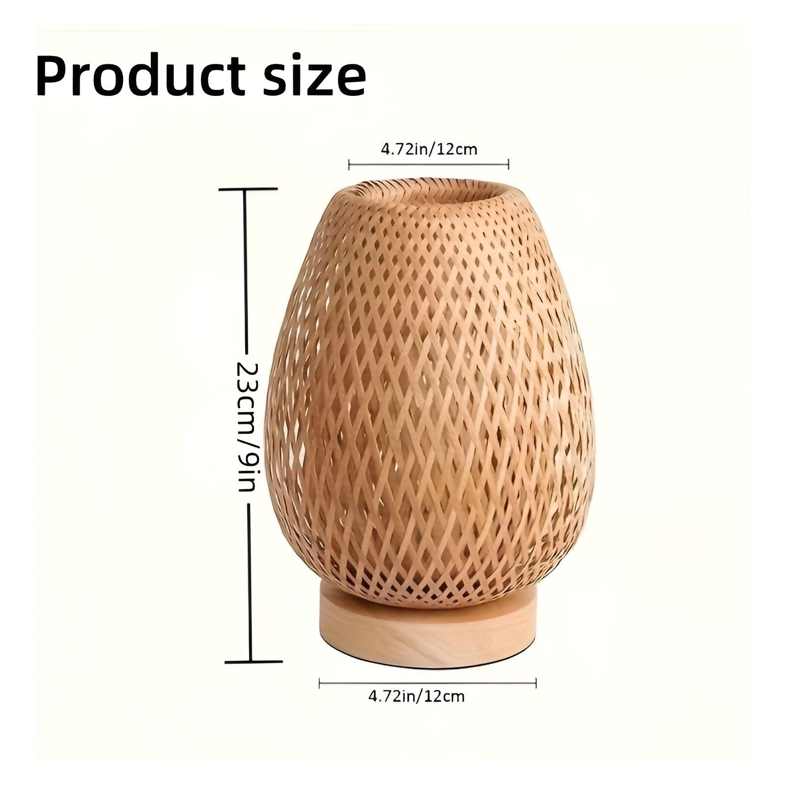 BowLift | Aura Lamp - Bamboo USB-powered Table Lamp for the Bedroom