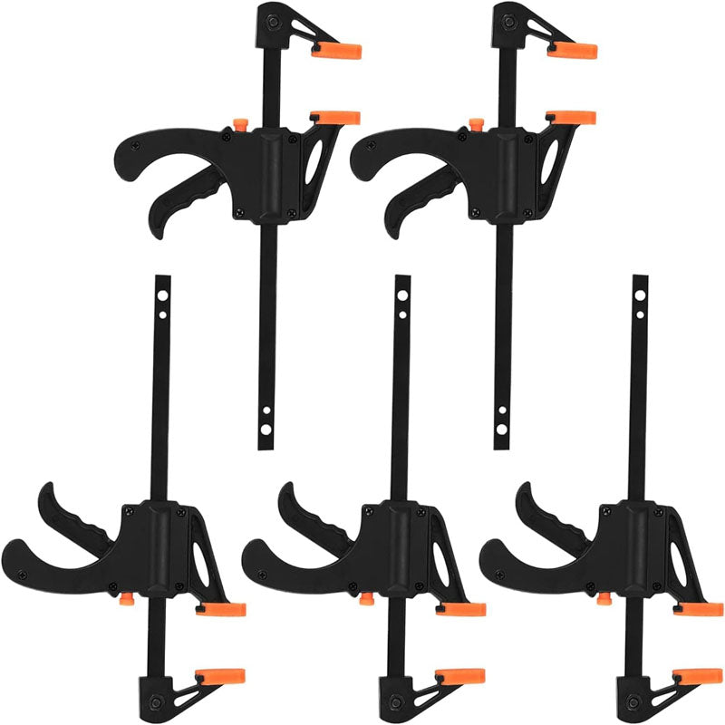 BowLift | 5 Pcs 4 Inch Bar Clamps for Woodworking for spread clamp parts for welding gluing or woodwork projects