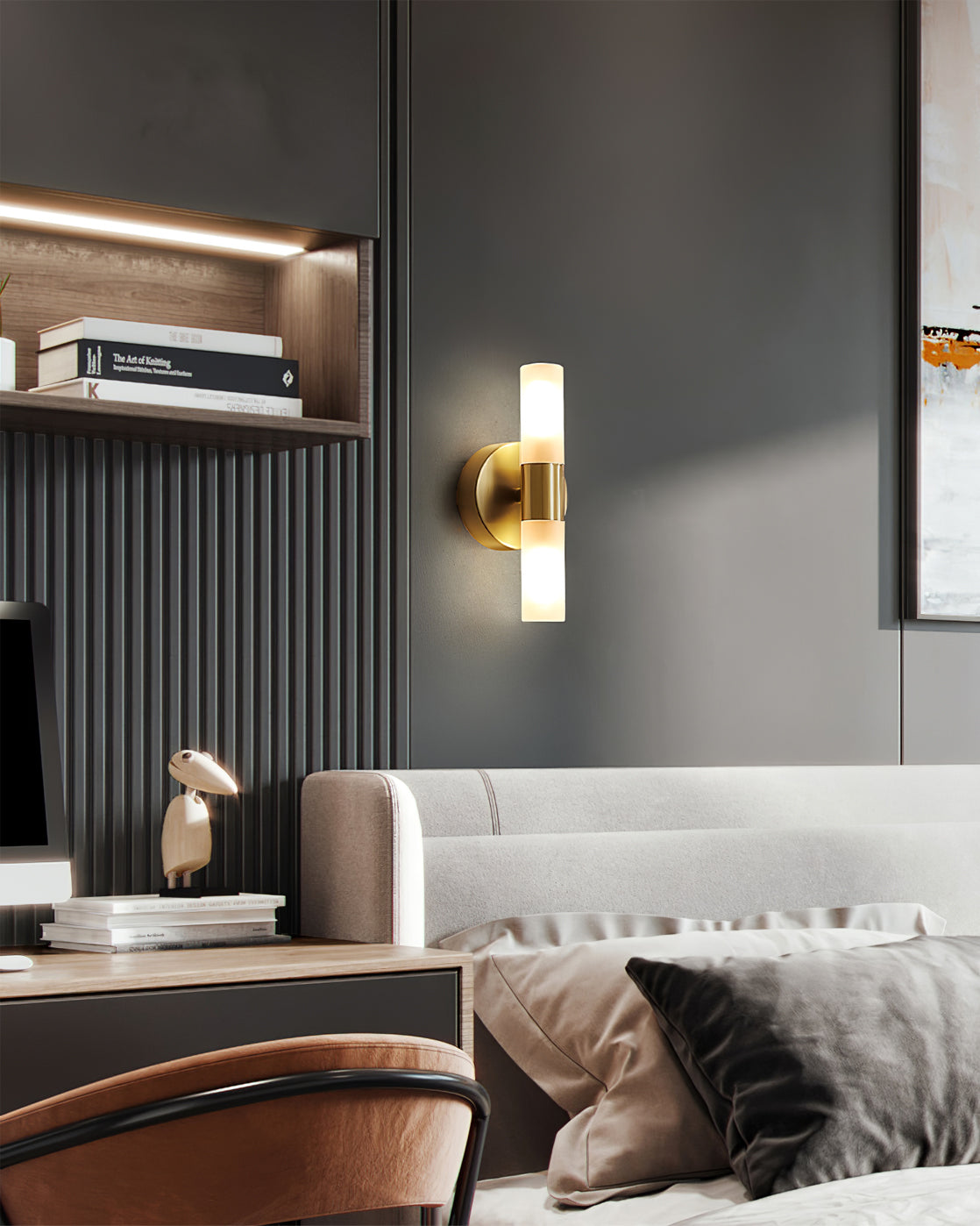 BowLift | CylindraGlow – Chic Cylindrical Wall Lamp for Timeless Ambience