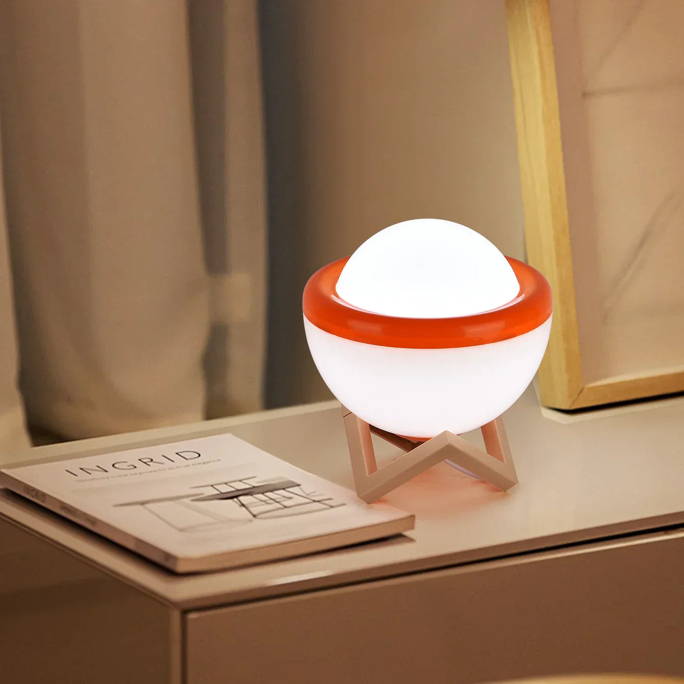 BowLift | Bauhaus Nightstand Lamp