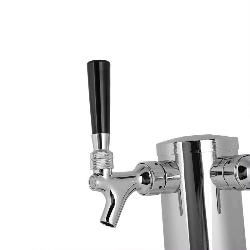BowLift | Stainless Steel Double Tap Beer Dispenser Tap Column Beer Tower Dispenser Beer With Tap, 2 Hose Beer Tower Set For Home And Bar