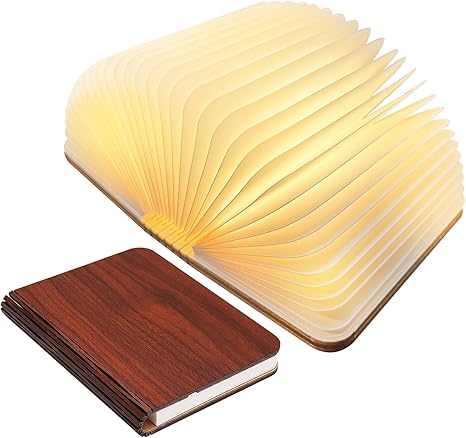 BowLift | Table Lamp Folding Wood LED Book Light