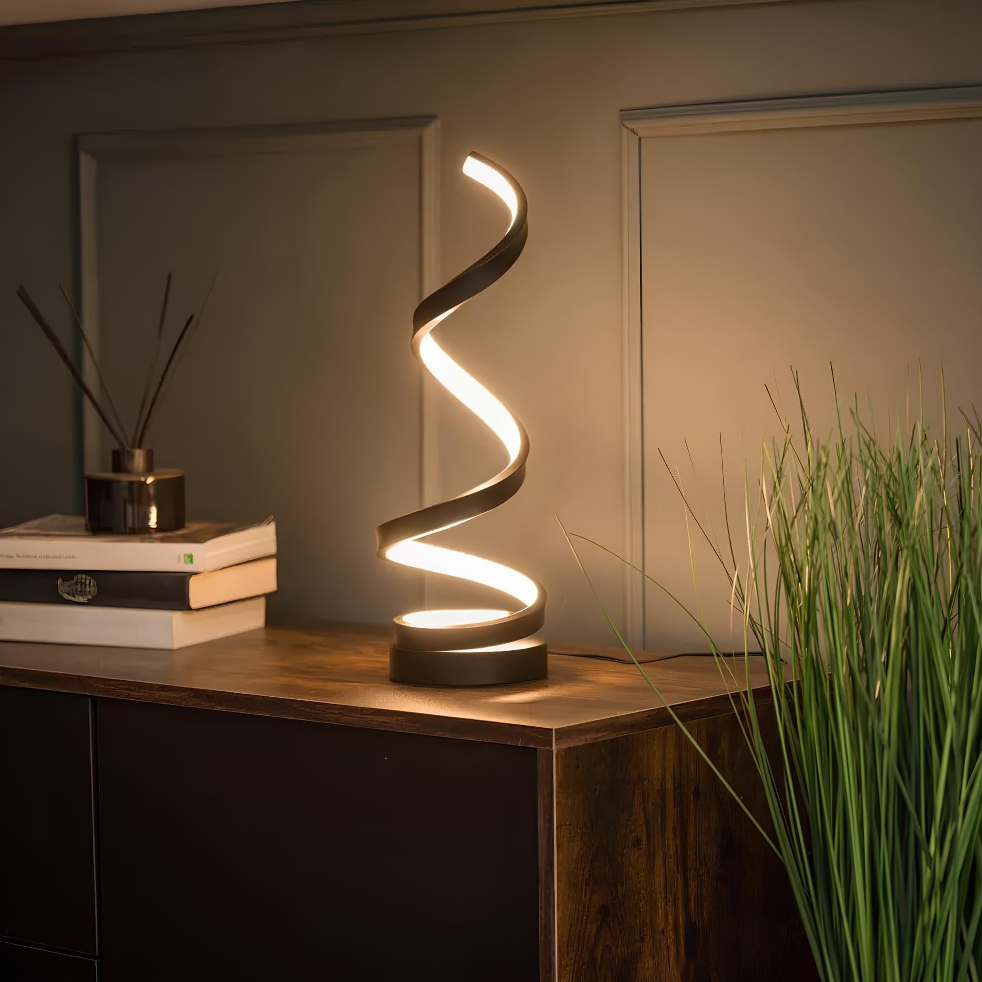 BowLift | LED Table Lamp Modern Spiral Design
