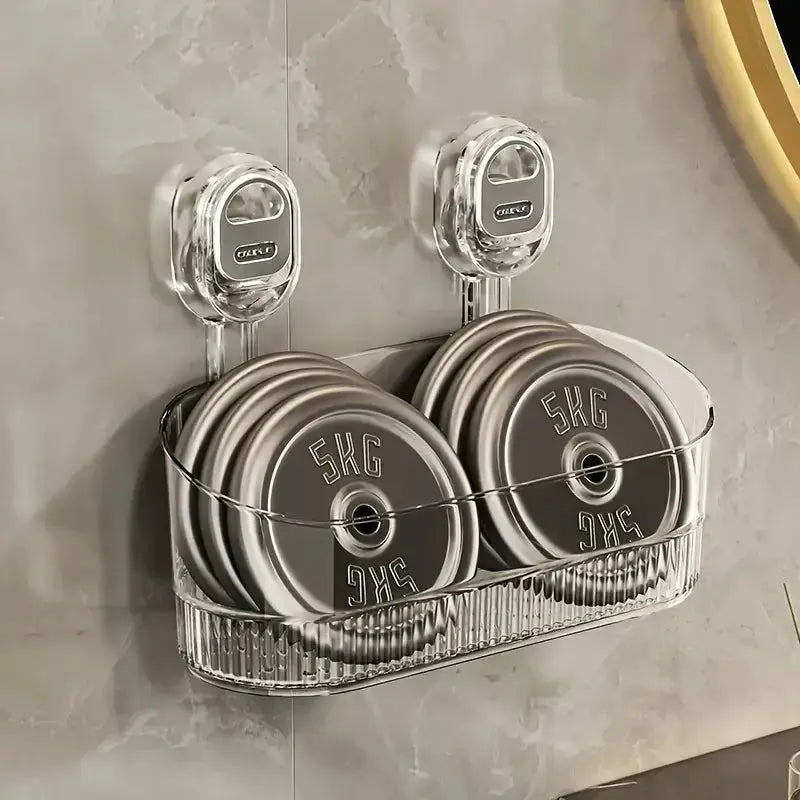 BowLift | Drill-free suction cup bathroom storage box