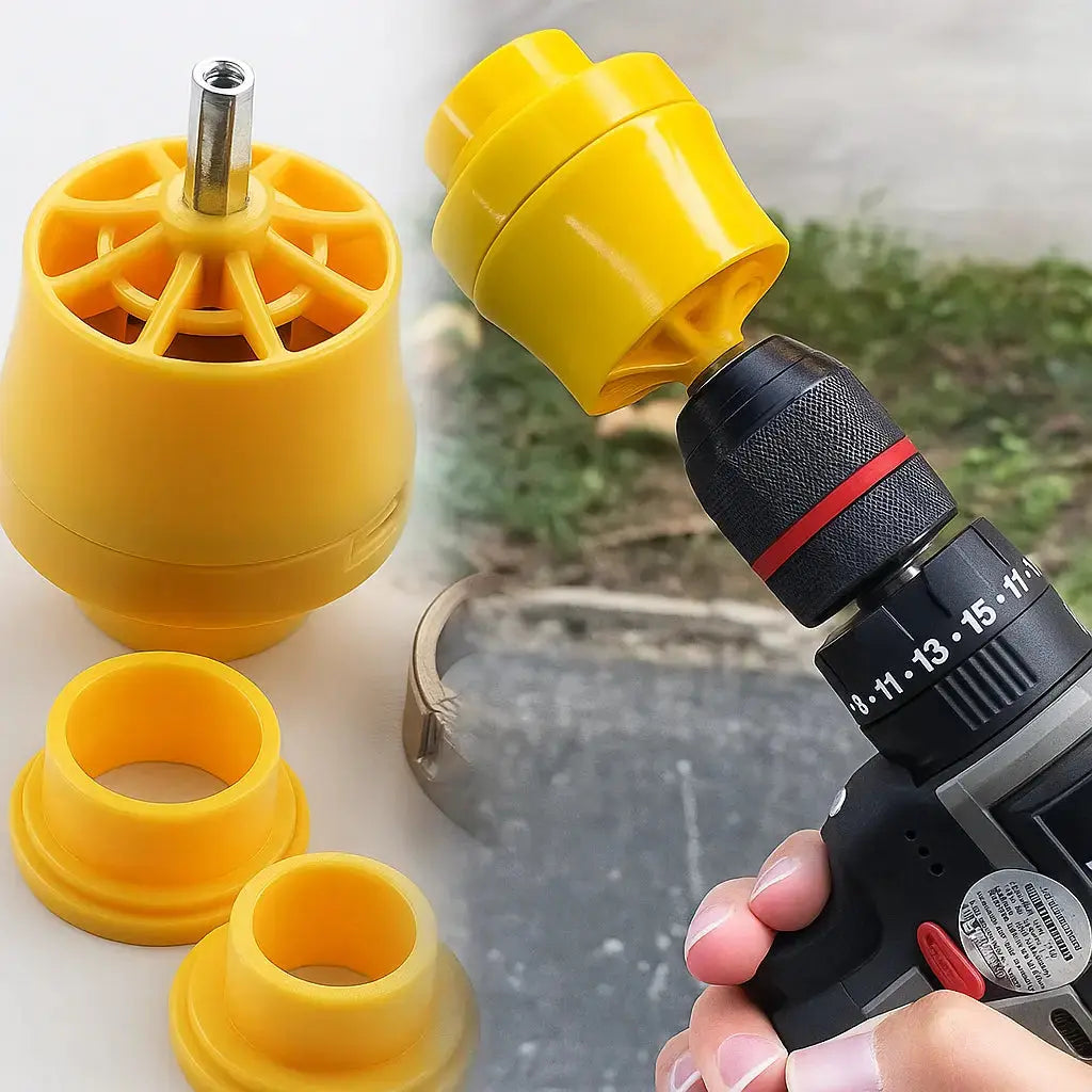 BowLift | Drill attachment for thread cutting – Suitable for PVC & water pipes