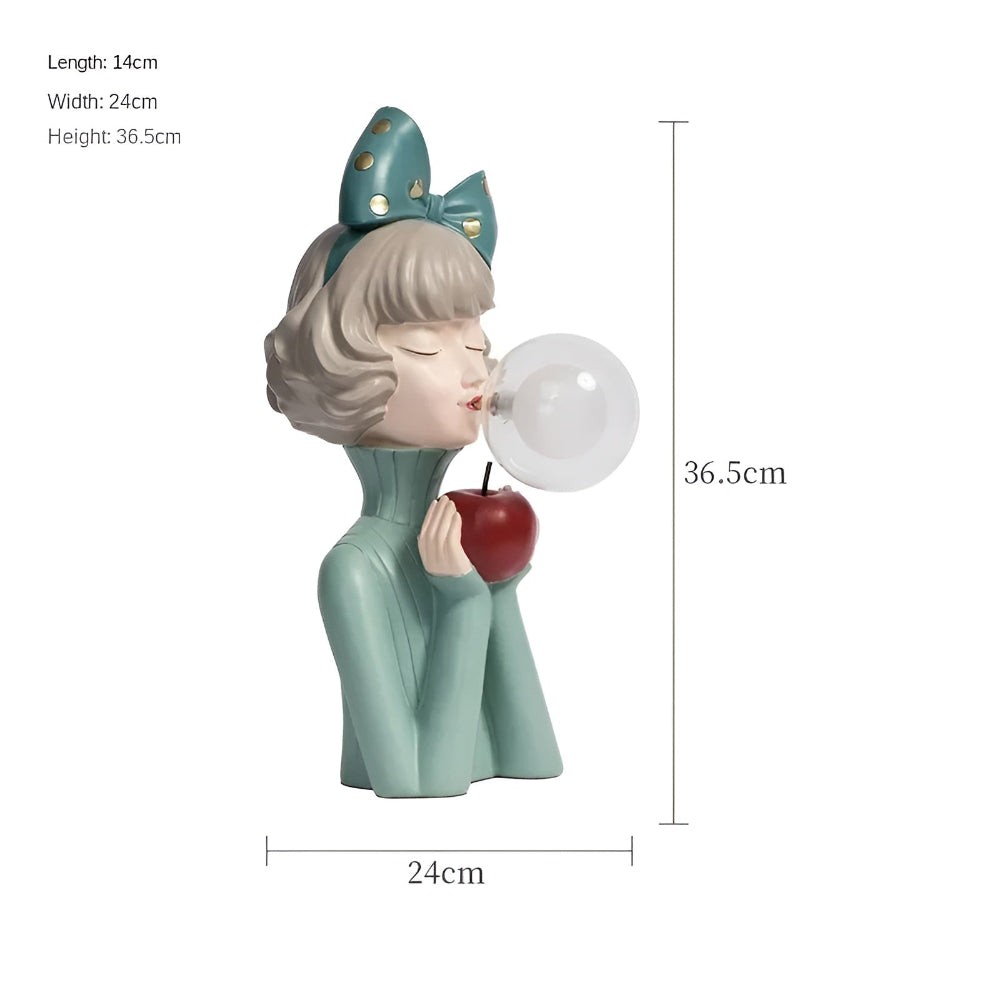 BowLift | BubbleFairies Table Lamp – Enchanting Quartet Cartoon Girl Figurine Light