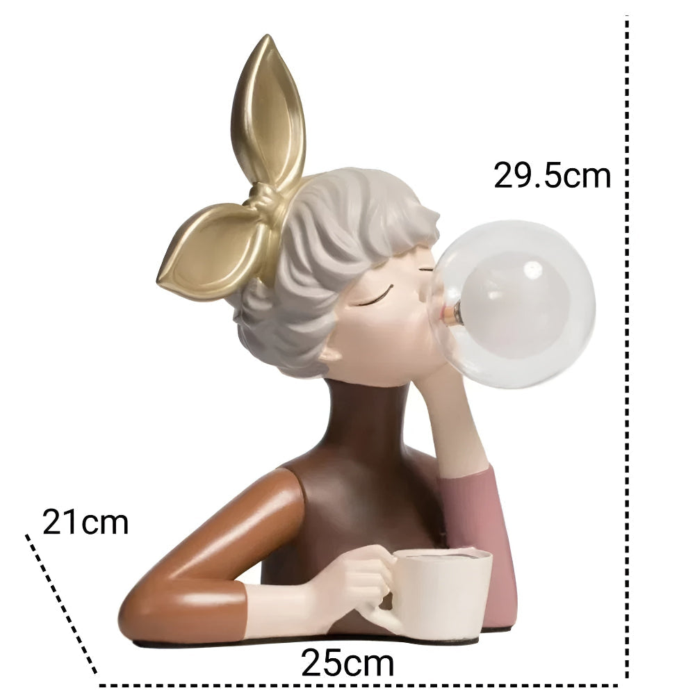 BowLift | BubbleFairies Table Lamp – Enchanting Quartet Cartoon Girl Figurine Light