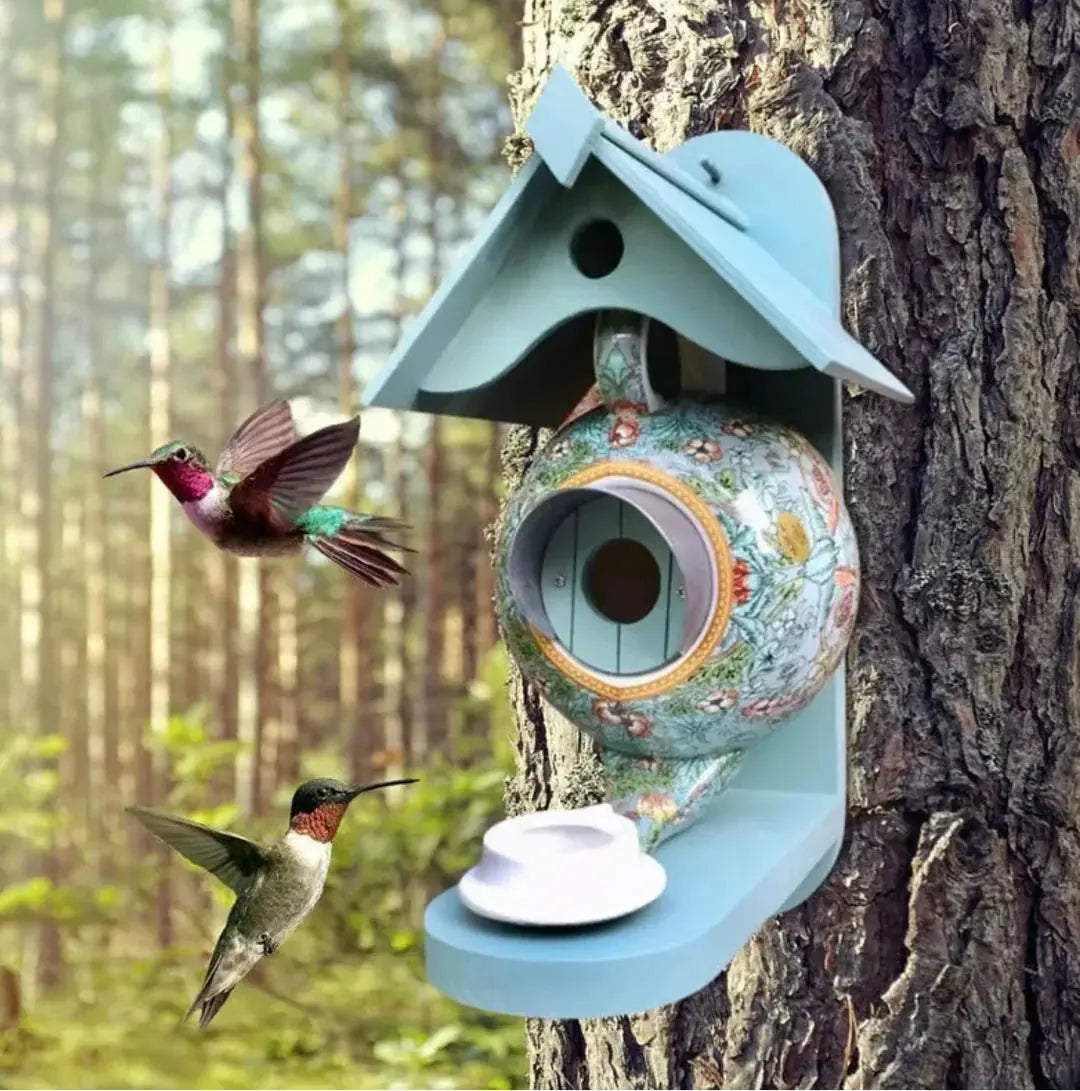 BowLift | Colorful Teapot Birdhouse