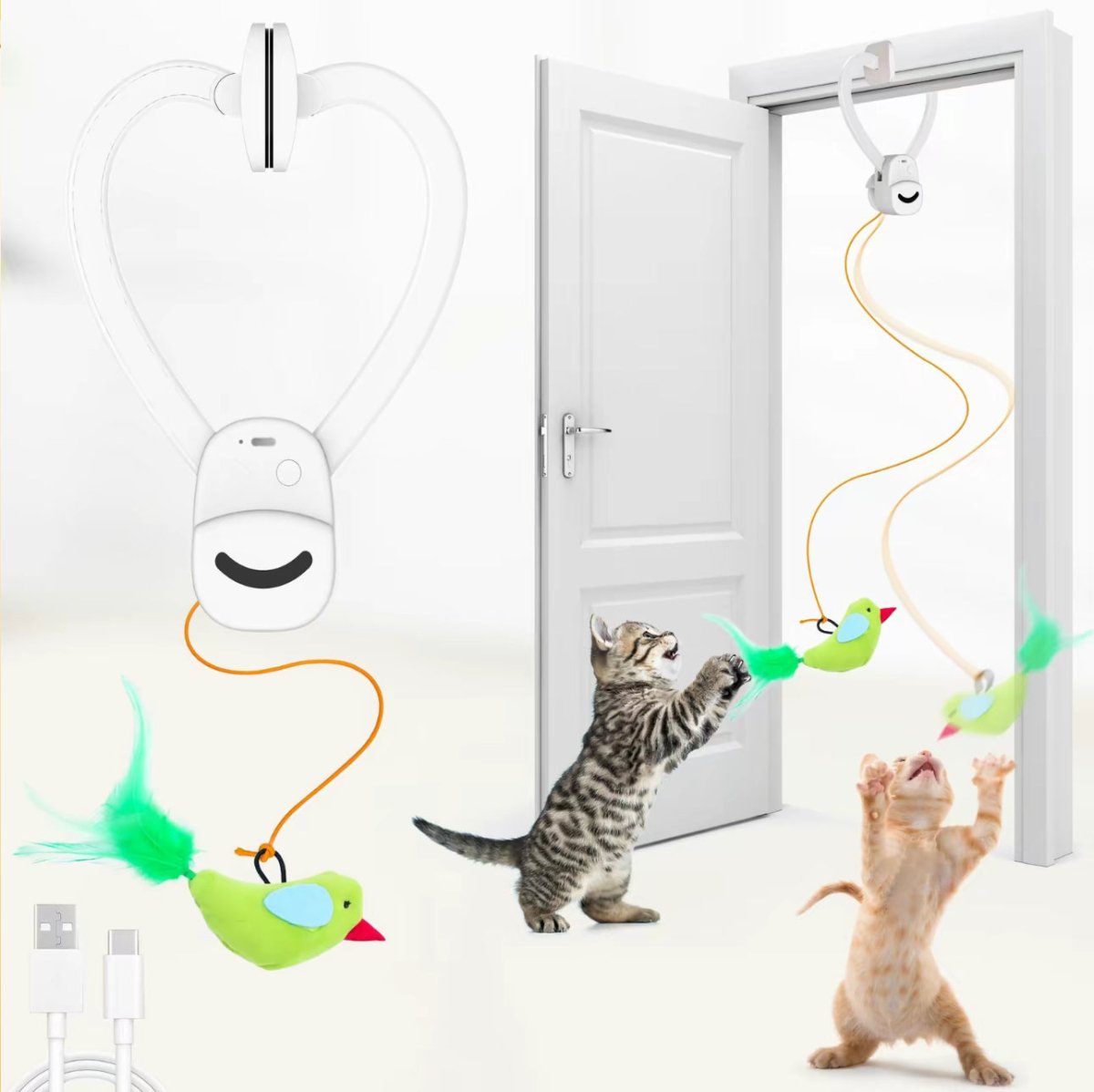 BowLift | Flying Bird Toy That Entertains Cats