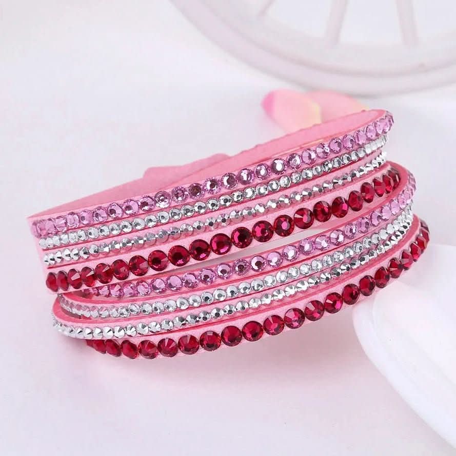BowLift | Elegant Wrap Bracelet with Crystals for Women